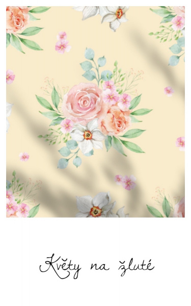 Květy na žluté